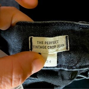 Madewell perfect vintage crop Jean